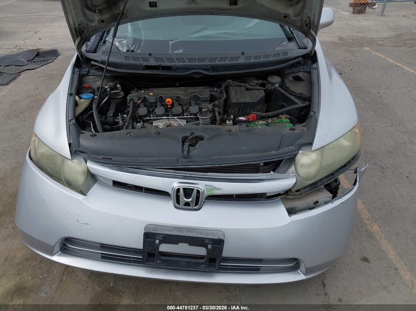 2008 HONDA CIVIC SEDAN 1.8L I-4 VVT, 140HP