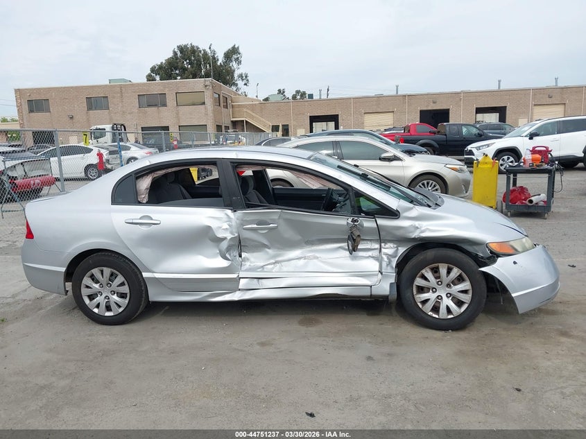 2008 HONDA CIVIC SEDAN 1.8L I-4 VVT, 140HP