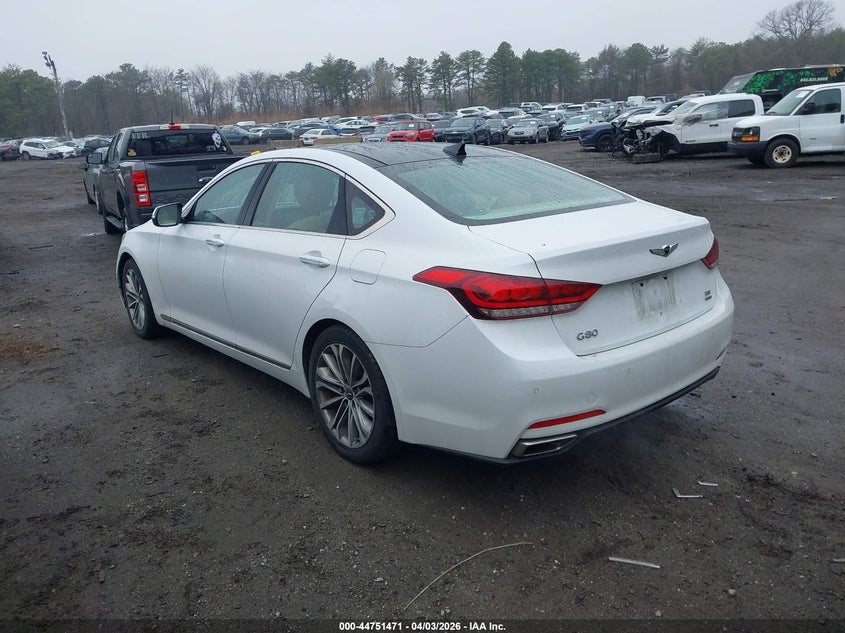 Vin: kmhgn4je2hu192300, lot: 45248666, genesis g80 3.8 20173