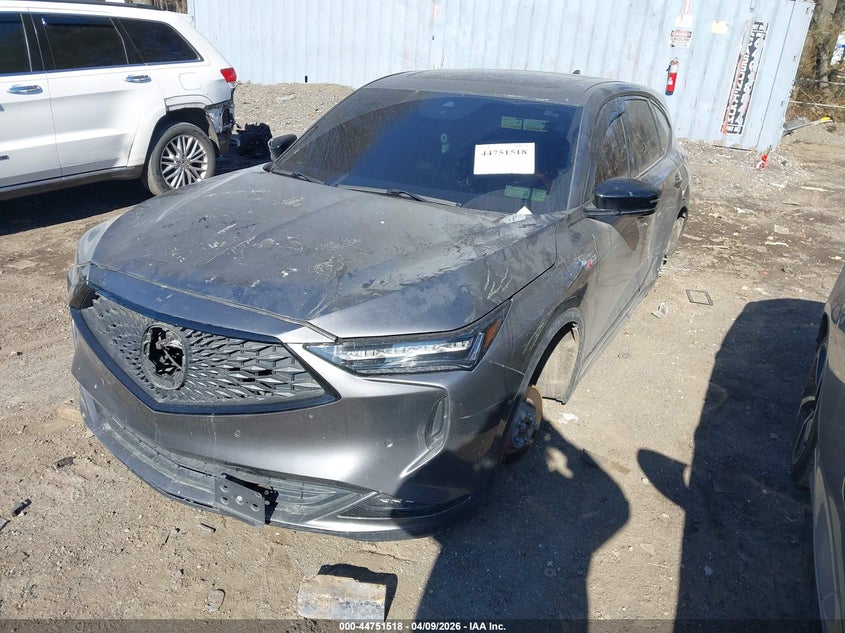 2022 Acura Mdx A-Spec Package VIN: 5J8YE1H07NL044308 Lot: 44751518