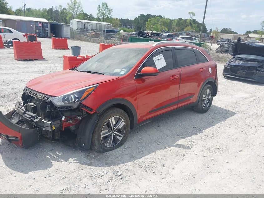 Vin: kndcb3lc2n5540944, lot: 45248760, kia niro lxs se 20222