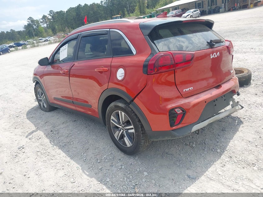 Vin: kndcb3lc2n5540944, lot: 45248760, kia niro lxs se 20223