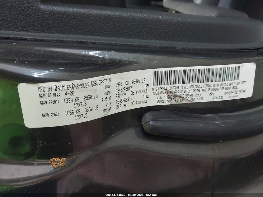 2008 Jeep Commander Limited VIN: 1J8HG58258C191483 Lot: 44751630