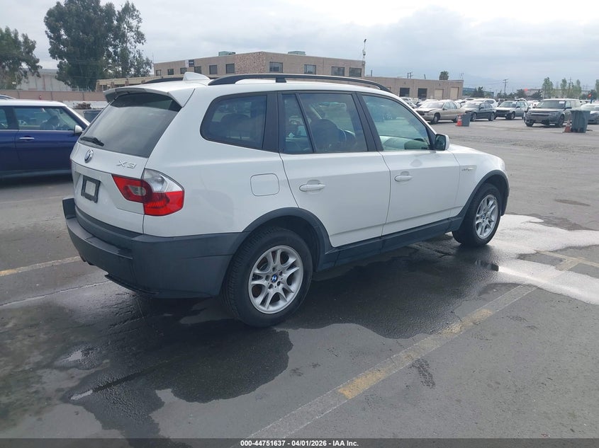 2005 BMW X3 2.5I