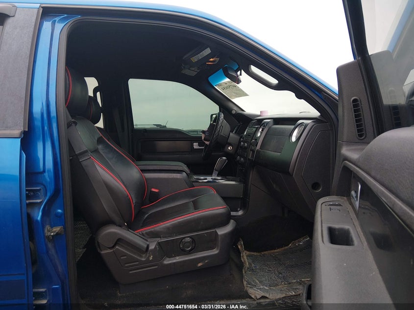 2012 Ford F-150 5.0 Fx4 blue Lot 111044751654 Vin 1FTFW1EF9CFB48337