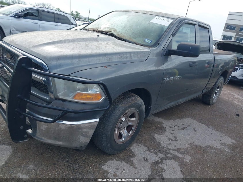 2012 Ram 1500 4.7 Ram St grey Lot 111044751700 Vin 1C6RD6FP8CS101225