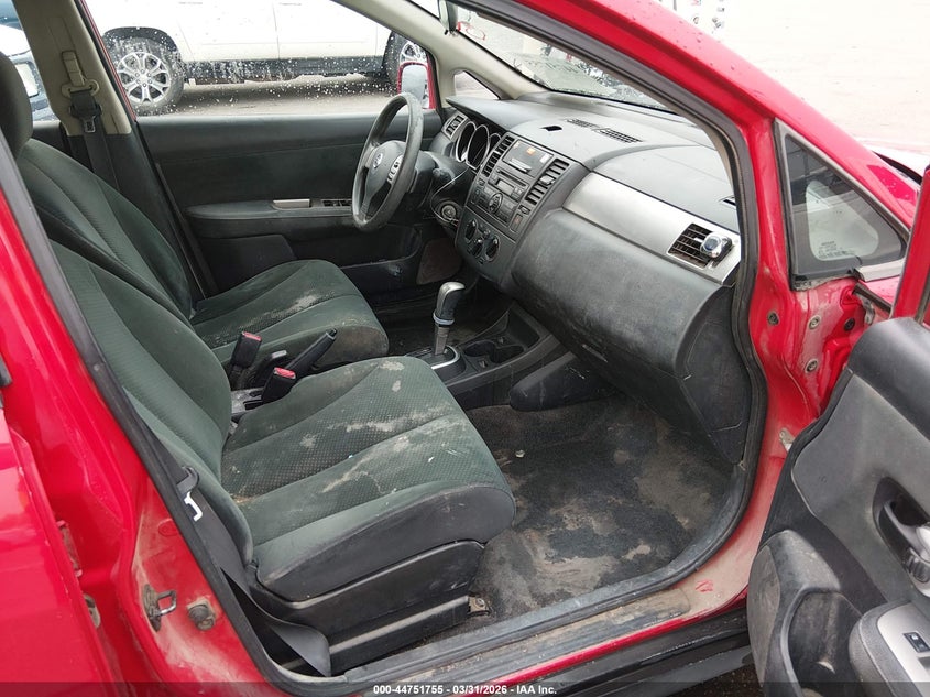 2012 Nissan Versa 1.8 1.8 S Red Lot 111044751755 Vin 3N1BC1CP3CL375163