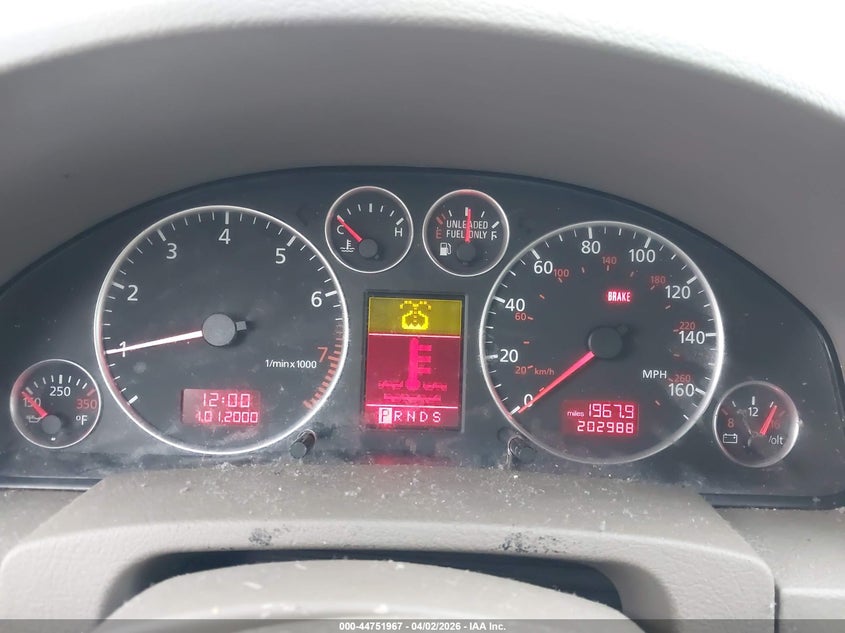 2002 Audi A6 2.7T VIN: WAULD64B02N099602 Lot: 44751967