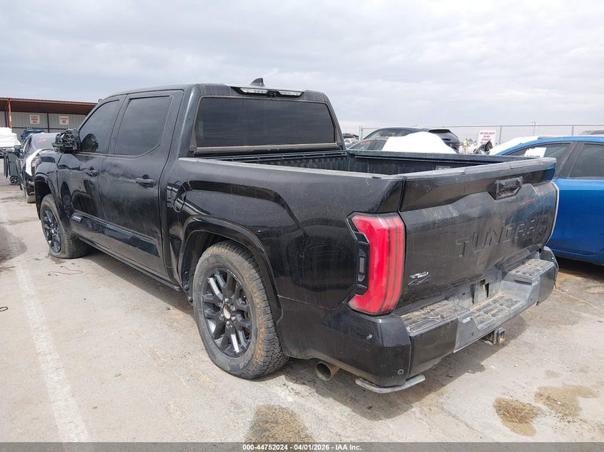2022 Toyota Tundra Platinum VIN: 5TFNA5DB4NX004322 Lot: 44752024