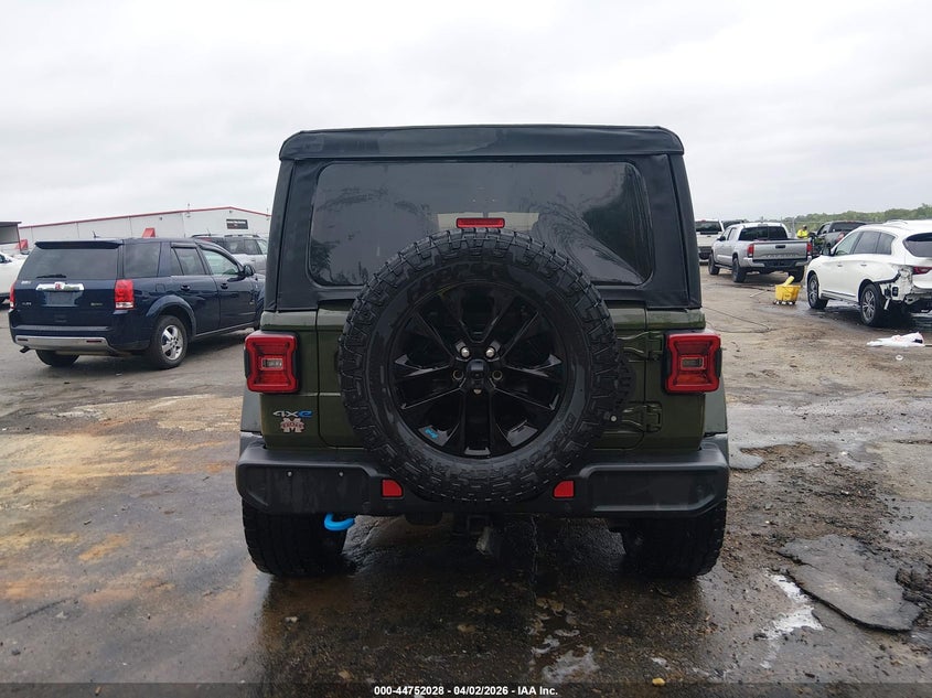 2022 Jeep Wrangler 4Xe Unlimited Sahara 4X4 VIN: 1C4JJXP60NW182775 Lot: 44752028
