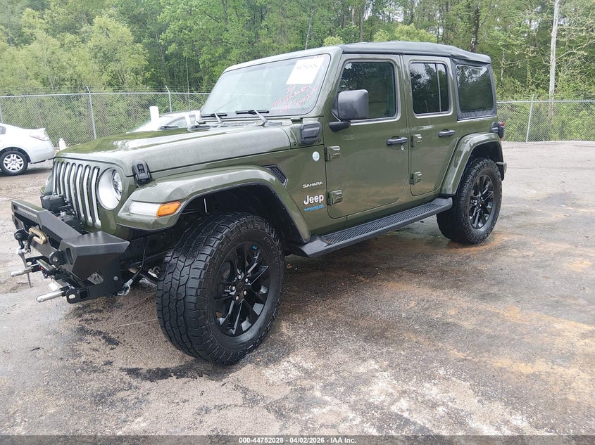 2022 Jeep Wrangler 4Xe Unlimited Sahara 4X4