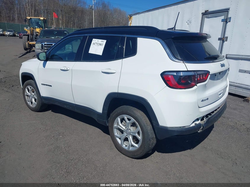 Vin: 3c4njdbnxrt117085, lot: 45249278, jeep compass latitude 4x4 20243