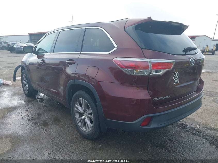 2015 Toyota Highlander Xle V6