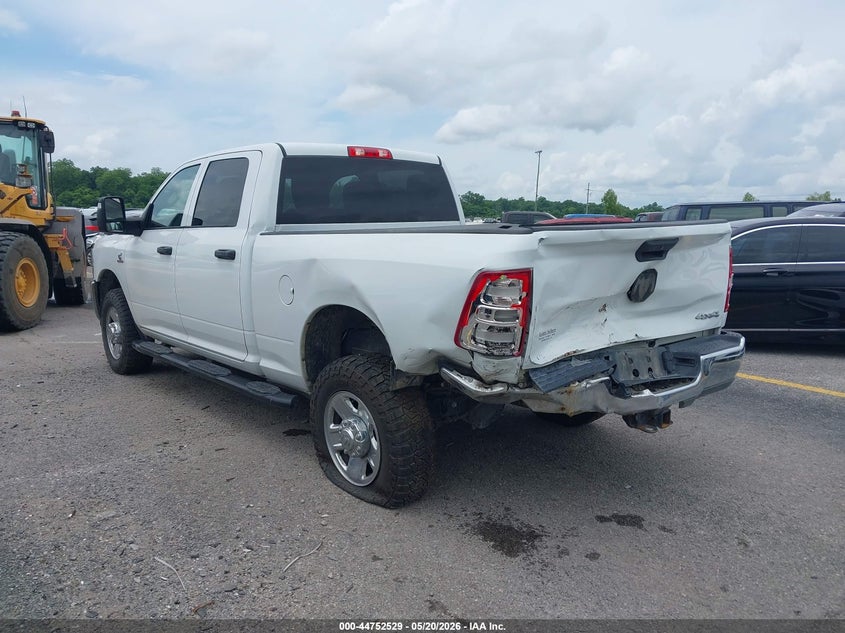 Vin: 3c6ur5cl6pg637398, lot: 45249725, ram 2500 tradesman  4x4 6'4 box 20233