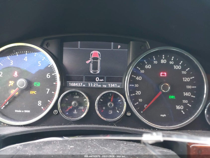 2010 Volkswagen Touareg Vr6 Fsi VIN: WVGBF7A95AD001728 Lot: 44752570