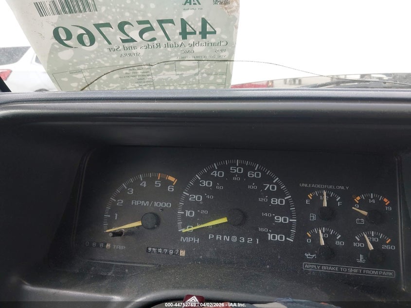 1996 GMC Sierra C1500 VIN: 2GTEC19R4T1559015 Lot: 44752769