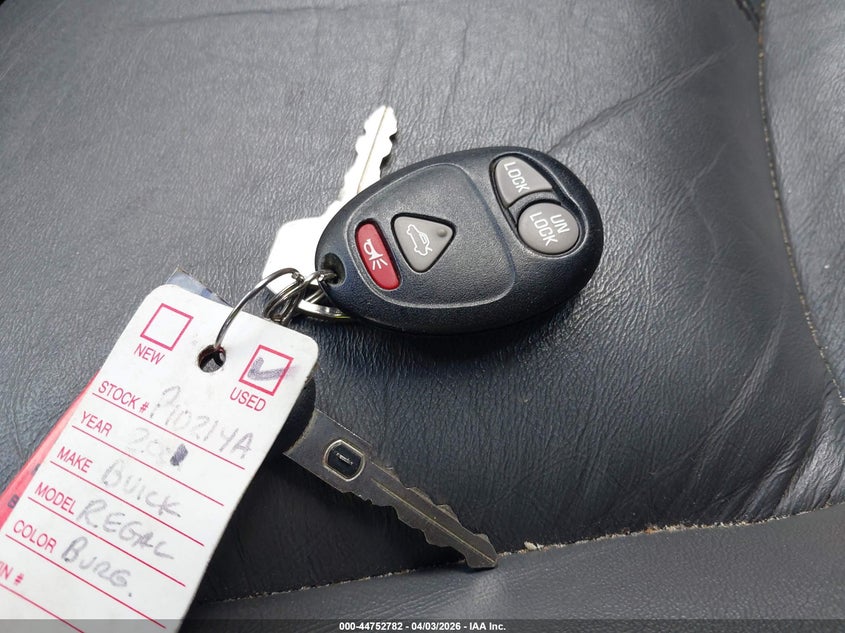 2001 Buick Regal Ls VIN: 2G4WB55K511165569 Lot: 44752782