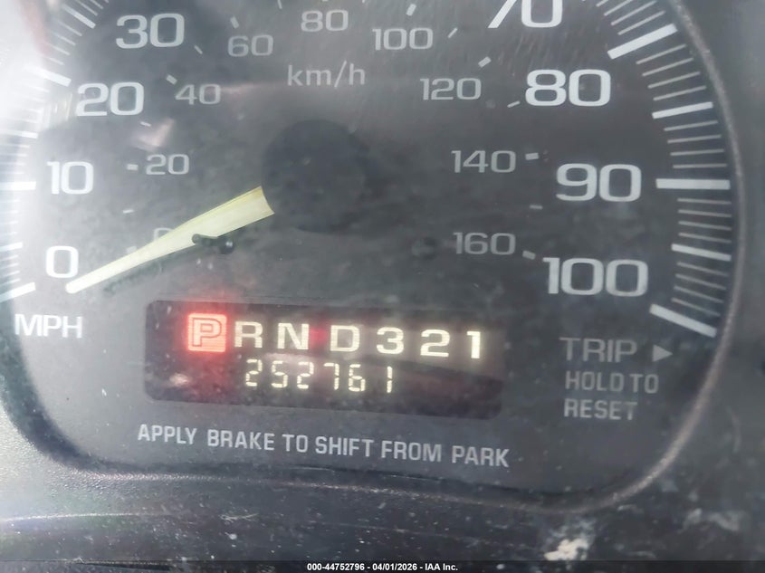 1999 Chevrolet Astro VIN: 1GNDM19W1XB106577 Lot: 44752796