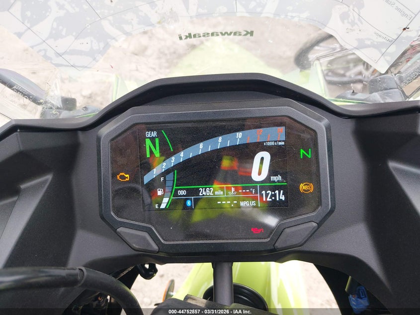 2026 Kawasaki Ex500 A/B VIN: ML5EXGJ13TDA73326 Lot: 44752857