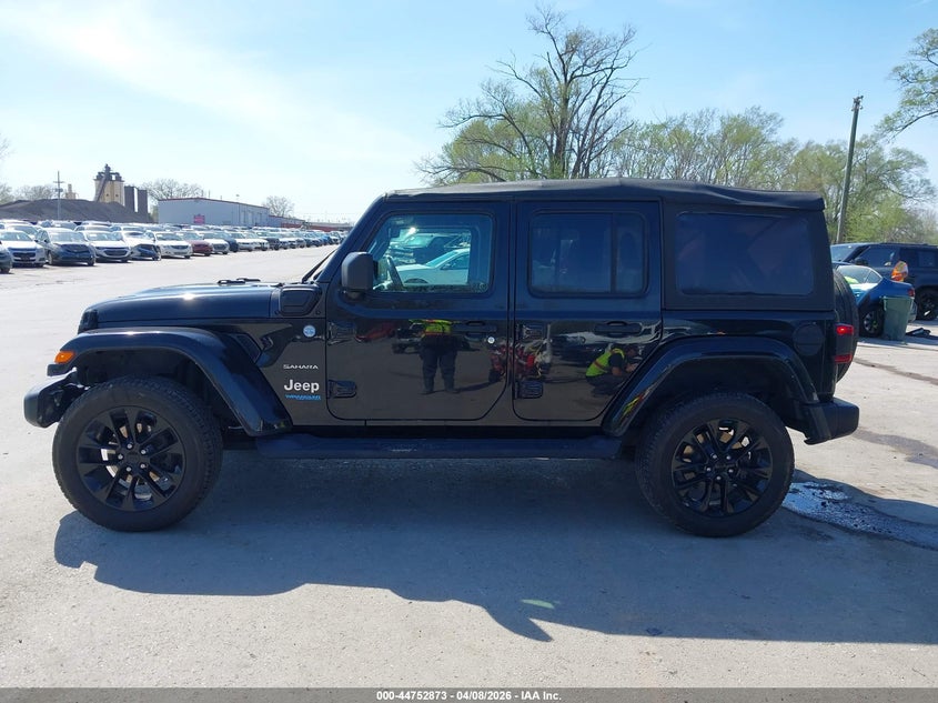 2022 Jeep Wrangler 4Xe Unlimited Sahara 4X4 VIN: 1C4JJXP62NW128927 Lot: 44752873
