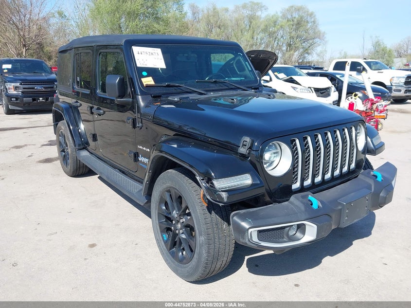 2022 Jeep Wrangler 4Xe Unlimited Sahara 4X4 VIN: 1C4JJXP62NW128927 Lot: 44752873