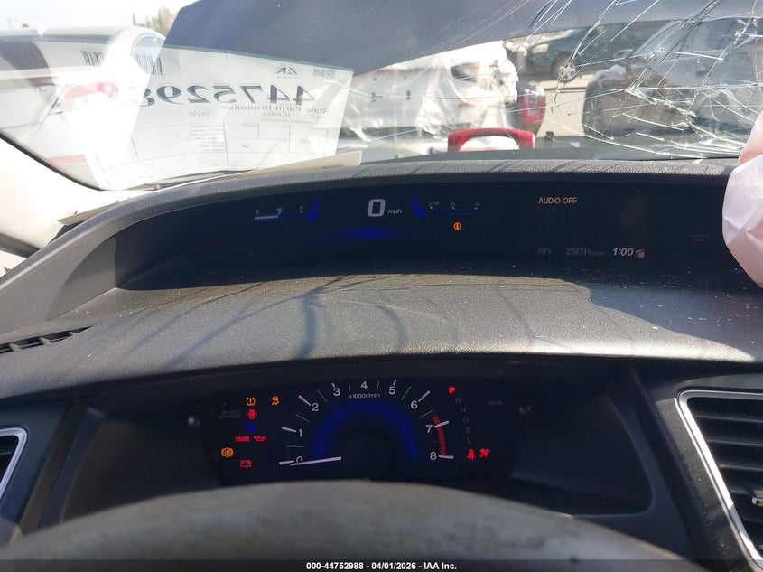 2015 HONDA CIVIC SEDAN 1.8L I-4 VVT, 143HP