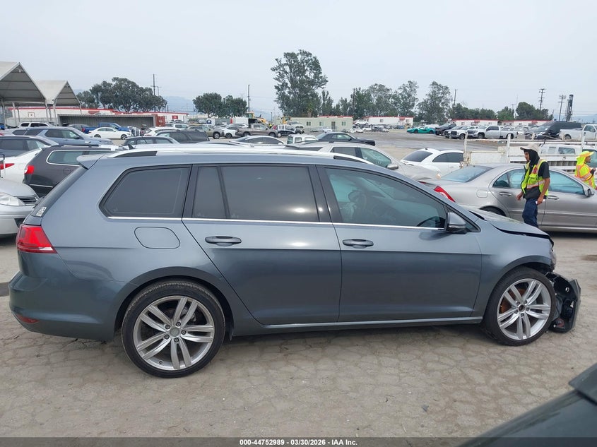 2015 Volkswagen Golf Sportwagen Tdi Sel 4-Door VIN: 3VWCA7AU1FM506685 Lot: 44752989