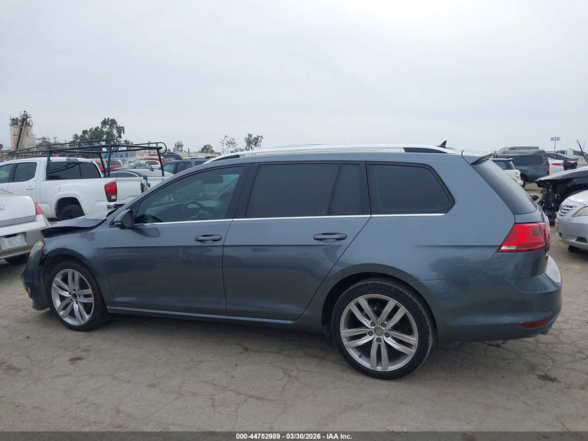 2015 Volkswagen Golf Sportwagen Tdi Sel 4-Door VIN: 3VWCA7AU1FM506685 Lot: 44752989