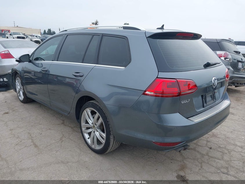 2015 Volkswagen Golf Sportwagen Tdi Sel 4-Door VIN: 3VWCA7AU1FM506685 Lot: 44752989