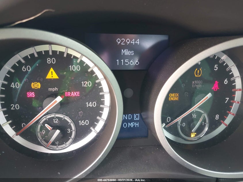 2010 Mercedes-Benz Slk 300 VIN: WDBWK5EA5AF225515 Lot: 44753050