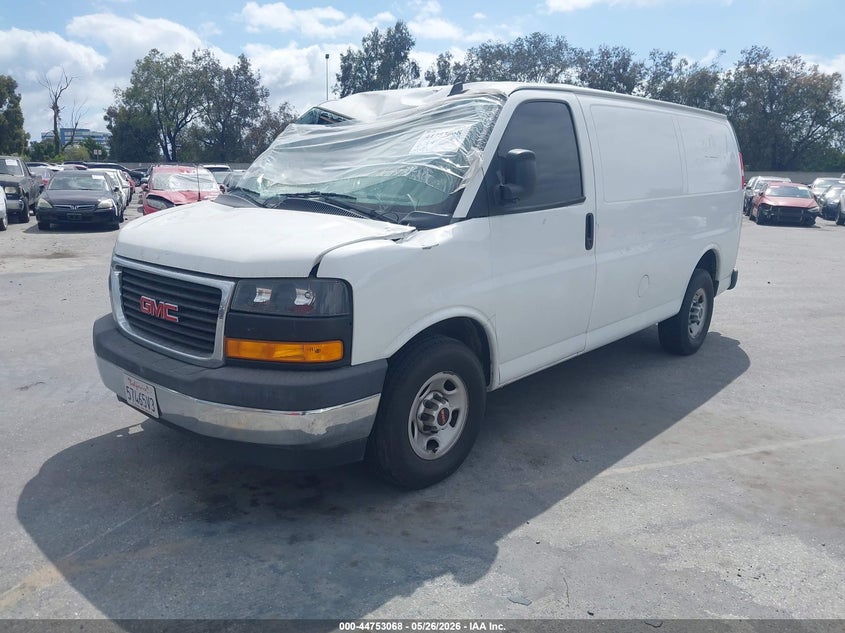 Vin: 1gtw7afg5l1237646, lot: 45250263, gmc savana cargo rwd 2500 regular wheelbase work van 20202