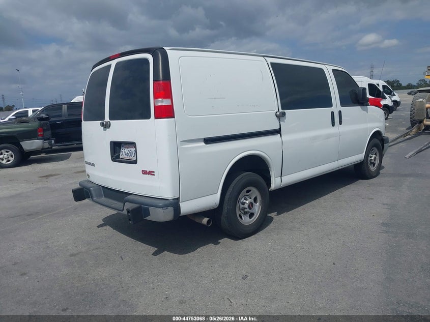 Vin: 1gtw7afg5l1237646, lot: 45250263, gmc savana cargo rwd 2500 regular wheelbase work van 20204
