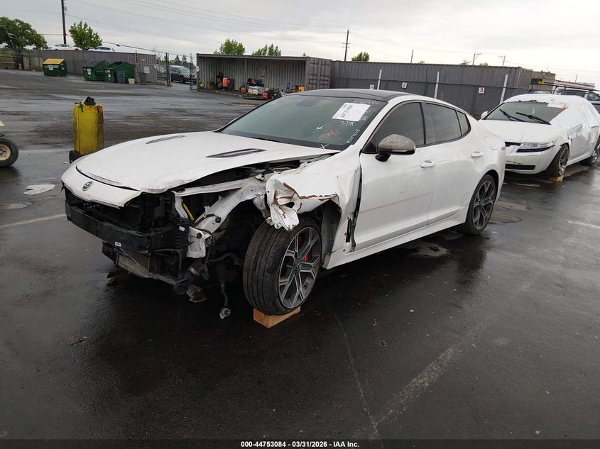 Vin: knae45lc2j6039973, lot: 45250279, kia stinger gt1 20182