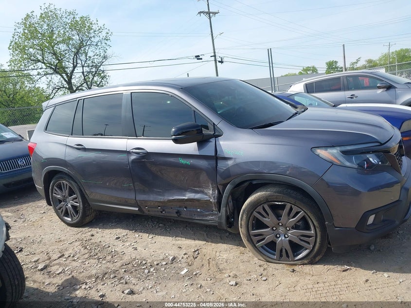 2021 Honda Passport 2Wd Ex-L VIN: 5FNYF7H56MB010663 Lot: 44753225