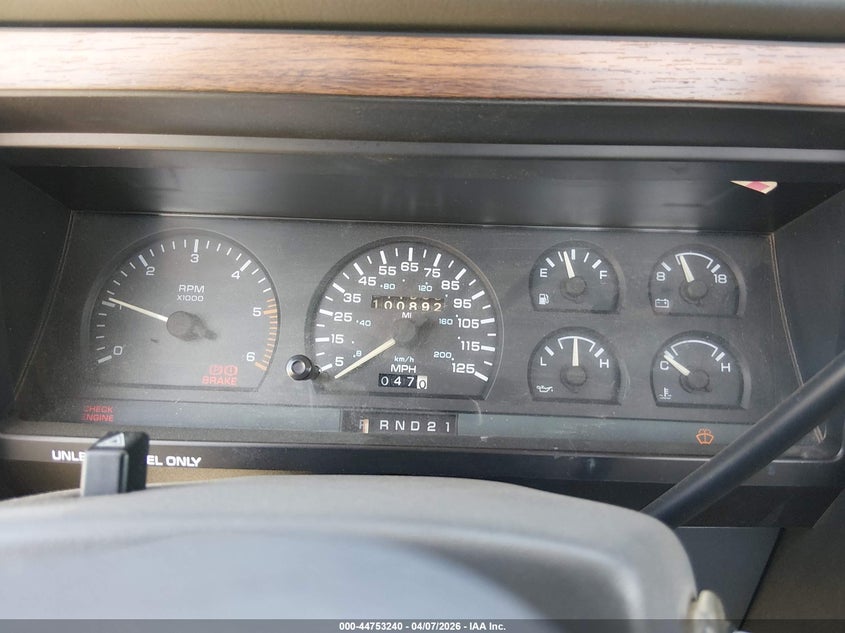 1991 Dodge Dakota VIN: 1B7GG26Y2MS353188 Lot: 44753240