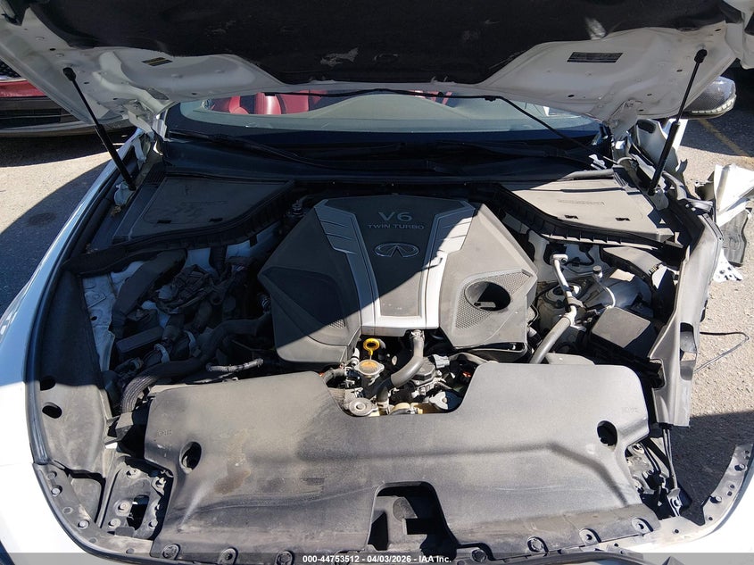 2017 Infiniti Q60 3.0T Red Sport 400 VIN: JN1FV7EL9HM702378 Lot: 44753512