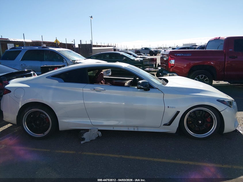 2017 Infiniti Q60 3.0T Red Sport 400 VIN: JN1FV7EL9HM702378 Lot: 44753512