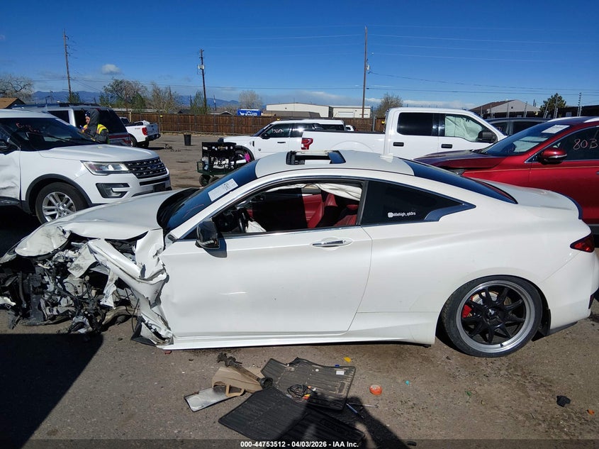 2017 Infiniti Q60 3.0T Red Sport 400 VIN: JN1FV7EL9HM702378 Lot: 44753512