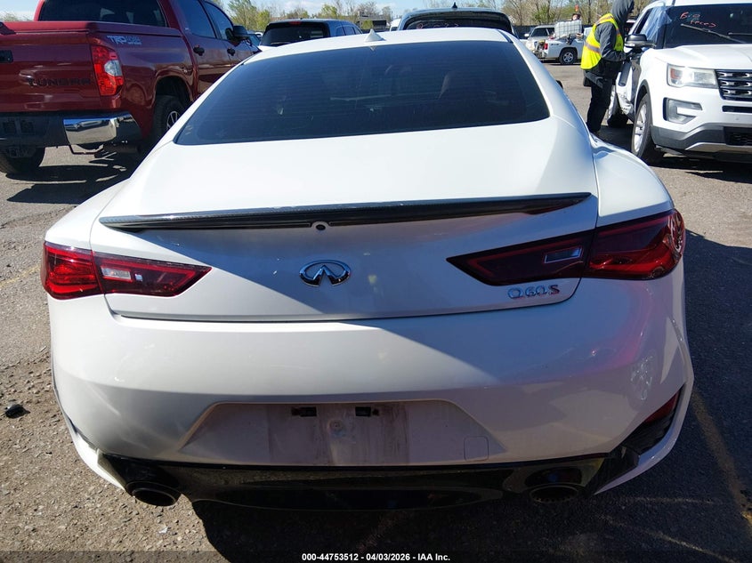 2017 Infiniti Q60 3.0T Red Sport 400 VIN: JN1FV7EL9HM702378 Lot: 44753512