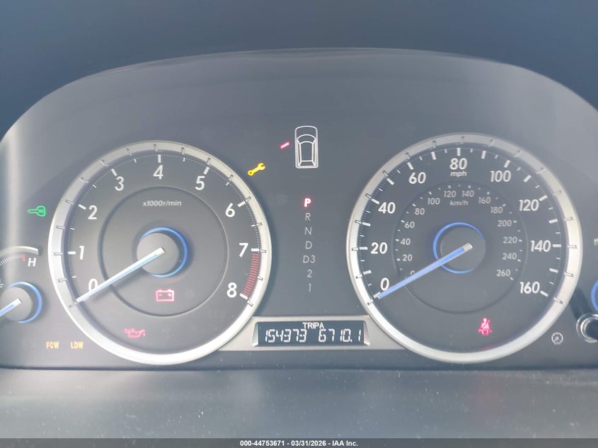 2013 Honda Crosstour Ex-L VIN: 5J6TF3H53DL005253 Lot: 44753671