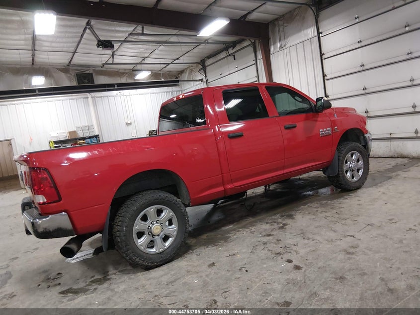 Vin: 3c6ur5clxdg608420, lot: 45250900, ram 2500 tradesman 20134