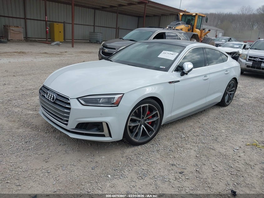Vin: wauc4cf50ja108908, lot: 45251102, audi s5 3.0t premium plus 20182