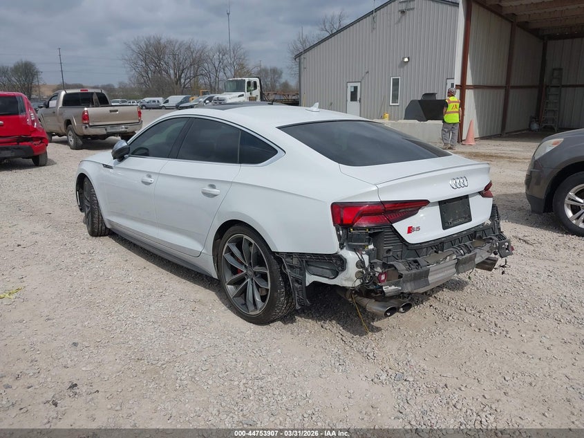 Vin: wauc4cf50ja108908, lot: 45251102, audi s5 3.0t premium plus 20183