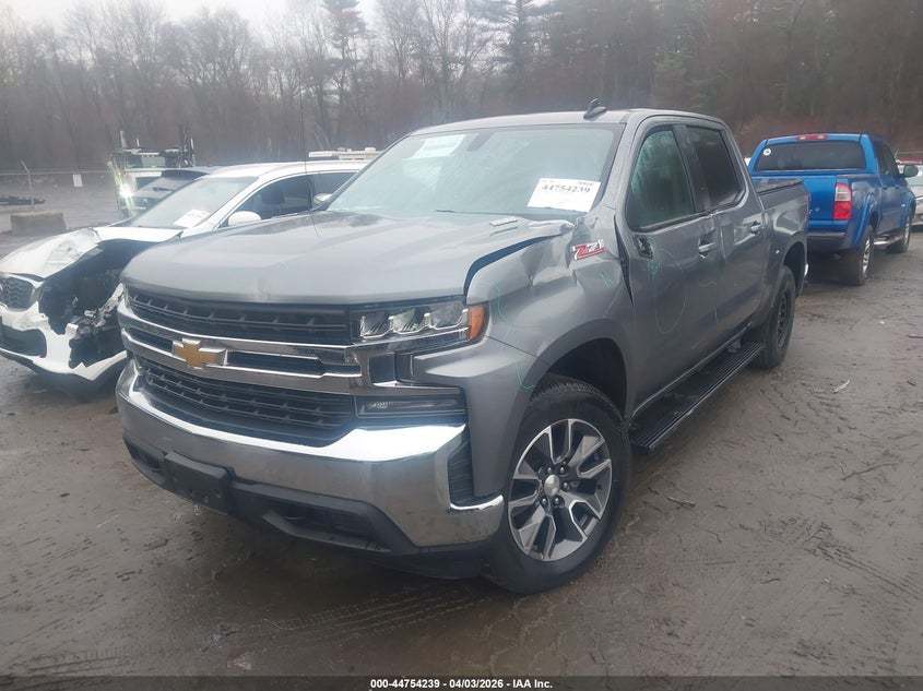 2021 Chevrolet Silverado 1500 4wd  Short Bed Lt 3GCUYDETXMG223507 photo 1