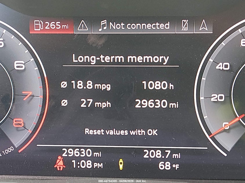 2019 Audi Q8 55 Premium VIN: WA1FVAF10KD045267 Lot: 44754309