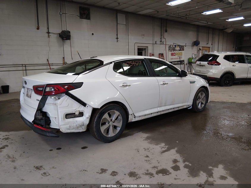 Vin: knagm4ad9g5092568, lot: 45251671, kia optima hybrid 20164
