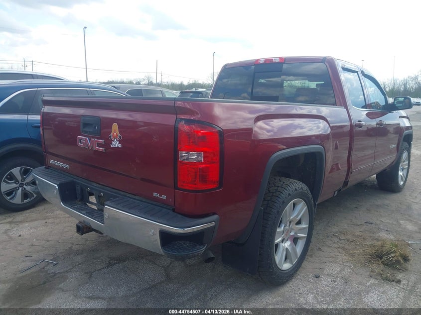 2017 Gmc SIERRA 5.3 Sle Red Lot 111044754507 Vin 1GTV2MEC5HZ139168