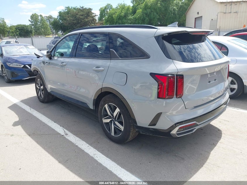 VIN 5XYRH4LF0NG104609 2022 KIA SORENTO EX
