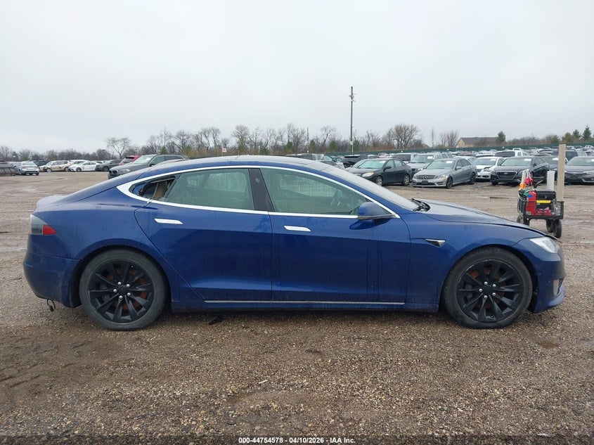 2016 Tesla Model s 60D/70D/75D/85D/90D blue Lot 111044754578 Vin 5YJSA1E23GF171651
