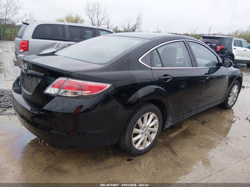 2012 Mazda 6 2.5 I Touring black Lot 111044754657 Vin 1YVHZ8DH2C5M23588